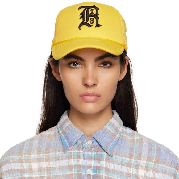 R13 | Accessories | Nwt R3 Yellow Trucker Hat | Poshmark display picture 3
